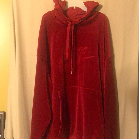 red velvet nike hoodie